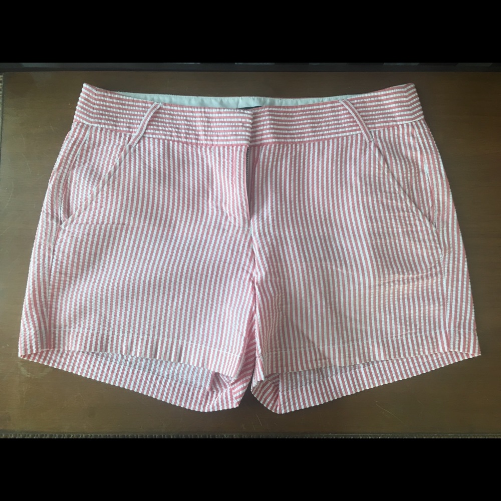 JCrew size 8 seersucker shorts
